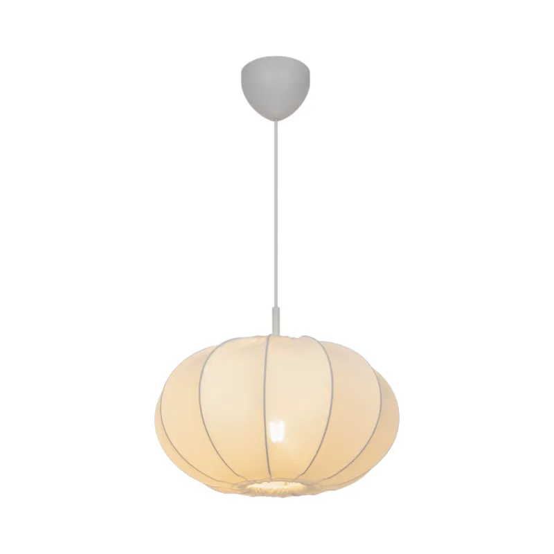 Kup online Lampa wisząca AERON Nordlux 1xE27 40W Tekstylia Biały NO2312153001 - Nordlux